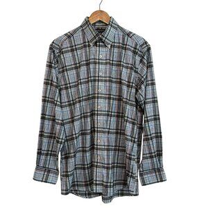Southern Marsh Men’s Medium Plaid Multi-Colored Long Sleeve Button Down Shirt